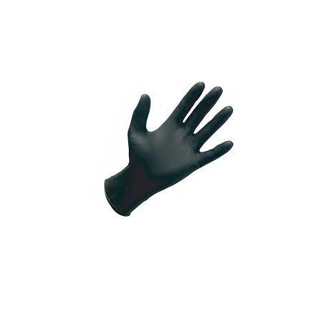 Guantes negro de nitrilo desechables T-M (Cofil)