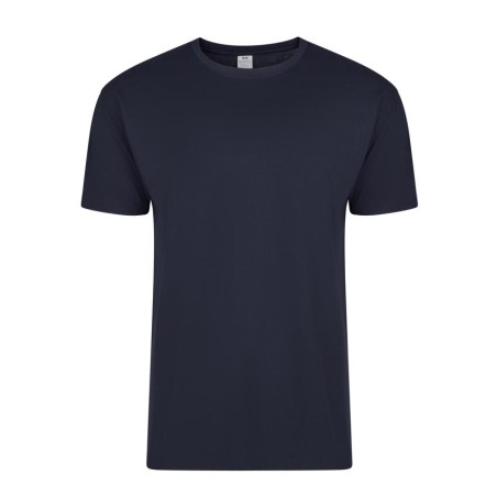 Camiseta manga corta azul marino T-XXL. Mukua 