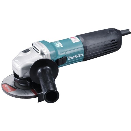 Miniamoladora 125mm 1.400W. GA5040C01. Makita (Incluye maletin, 3 discos de repaso y 2 de desbaste)