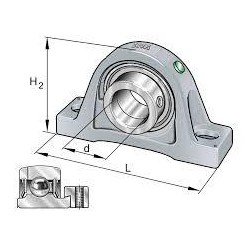 Rodamiento soporte PASE-35 INA.