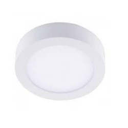 Plafon superficie panel LED blanco redondo 6W