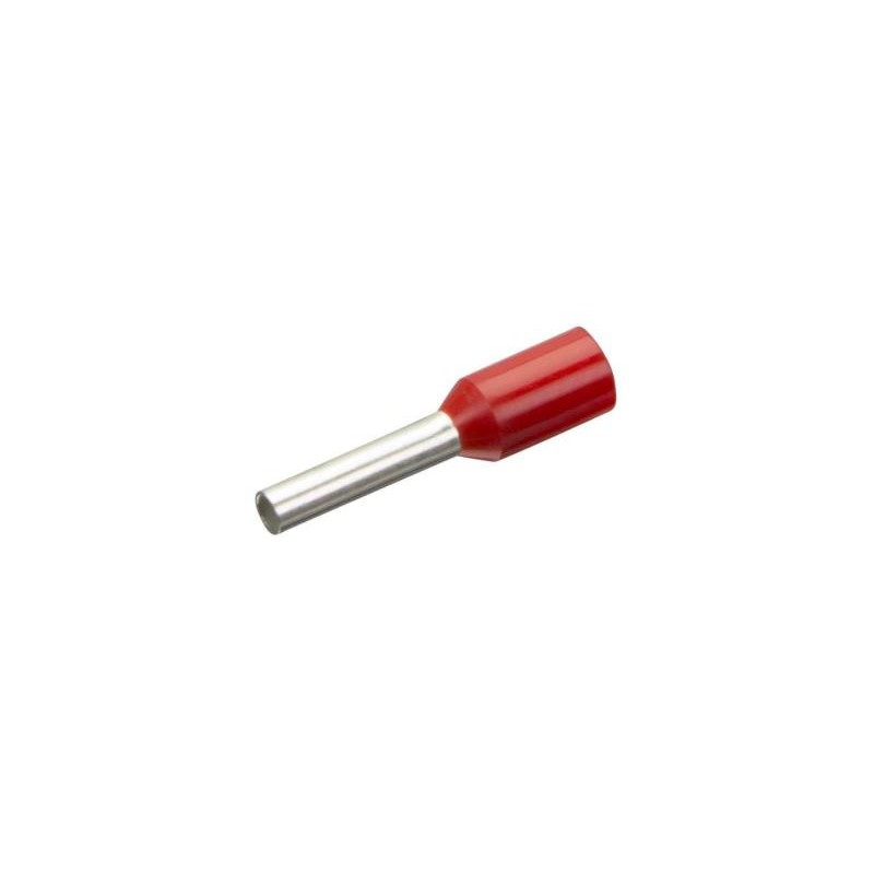 Puntera aislada nylon roja 1mm TT-100