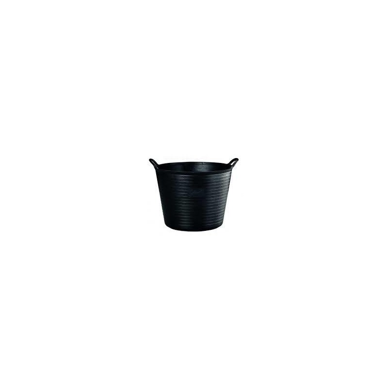 Capazo plastico negro 40 litros Mugar