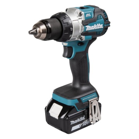 Taladro combinado BL 18V 70NM + Makpac DHP489ZJ. Makita