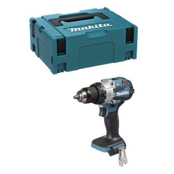 Taladro combinado BL 18V 70NM + Makpac DHP489ZJ. Makita