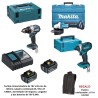 Kit combo que incluye (DGA504ZJ ) miniamoladora de 18V Litio-ion de 125mm, (DHP489ZJ) taladro combinado BL 18V LXT 130Nm, (DTD15