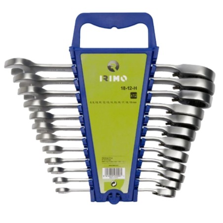 Juego 8 Pcs de llave combinadas carraca 8-19 IRIMO