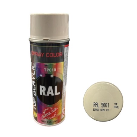 Spray pintura blanco crema RAL 9001