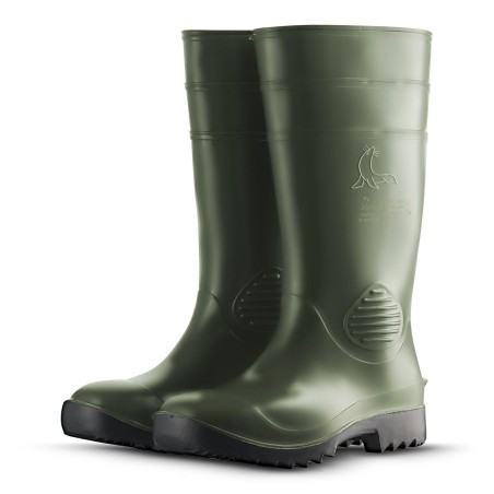 Botas de agua puntera seguridad oliva S5 T38