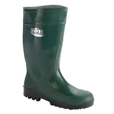 Bota de agua verde PVC puntera seguridad nº 41