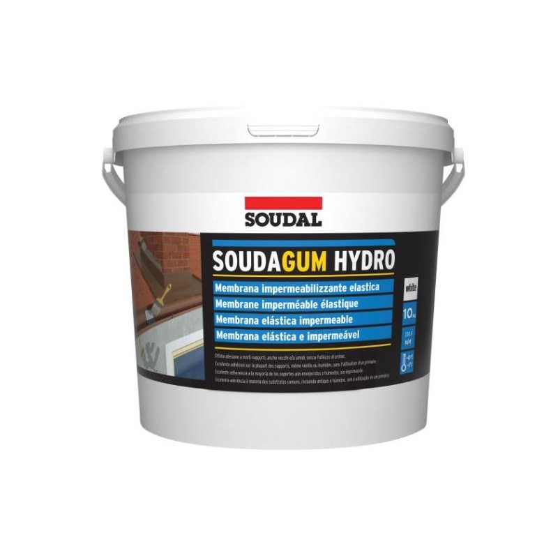 Membrana impermeable elástica Soudagum Hydro 10kg. Soudal