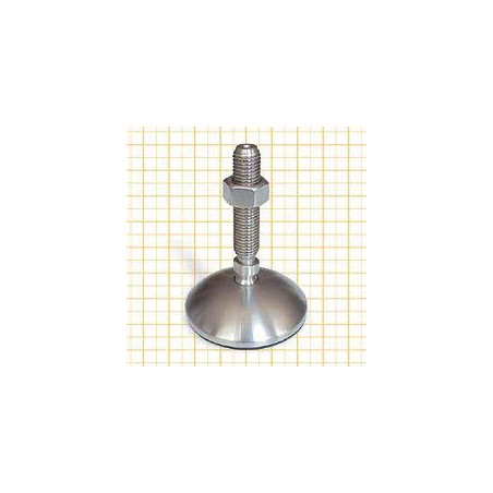 Pie D.80 M16 L.206 Base INOX