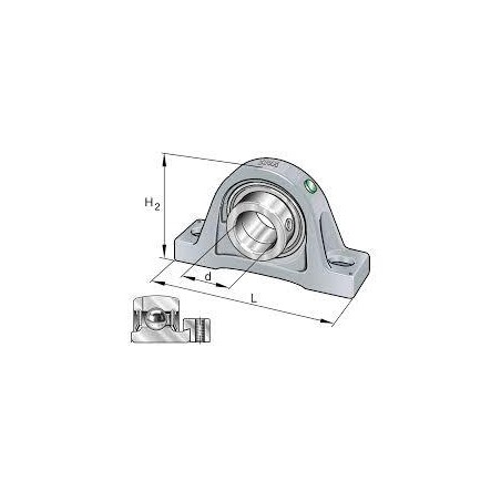 Rodamiento soporte PASE-35 INA.