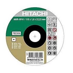 Disco corte para metal Hitachi 115x1