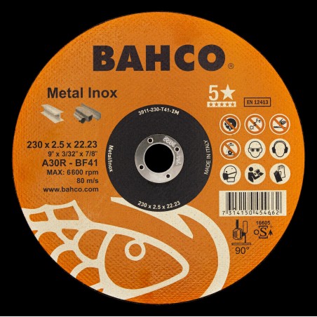 Disco BAHCO Metal Inox A30R-BF41 230x2.5x22.23
