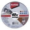 Disco de corte de acero inox. 125x1,0x22. 1 unidad. D-65969-10. Makita
