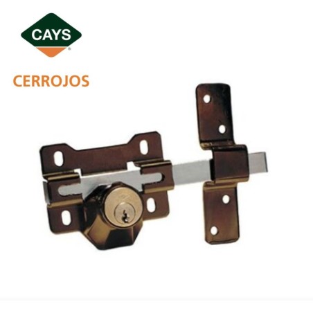 Cerrojos CAYS A3PS llave interior pintado