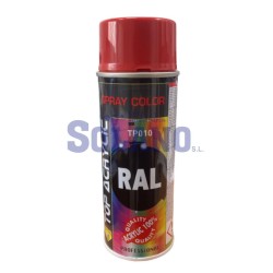 Spray pintura rojo fuego RAL 3000