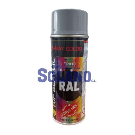 Spray pintura gris plata RAL 7001