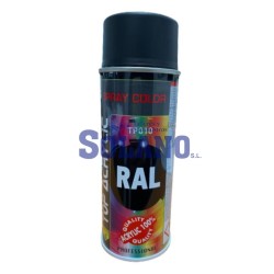 Spray pintura negro mate RAL 9005