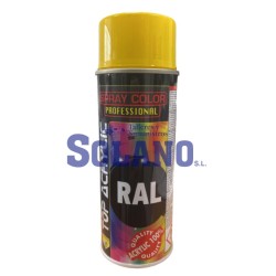 Spray pintura amarillo trafico RAL 5010