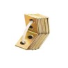 Escuadra para union de madera maxipack bicromatado 75x75x18. Index (precio x pack de 12 unidades)