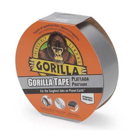 Cinta americana Gorilla 11x48mm plata