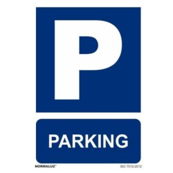 Señal industrial Parking,...