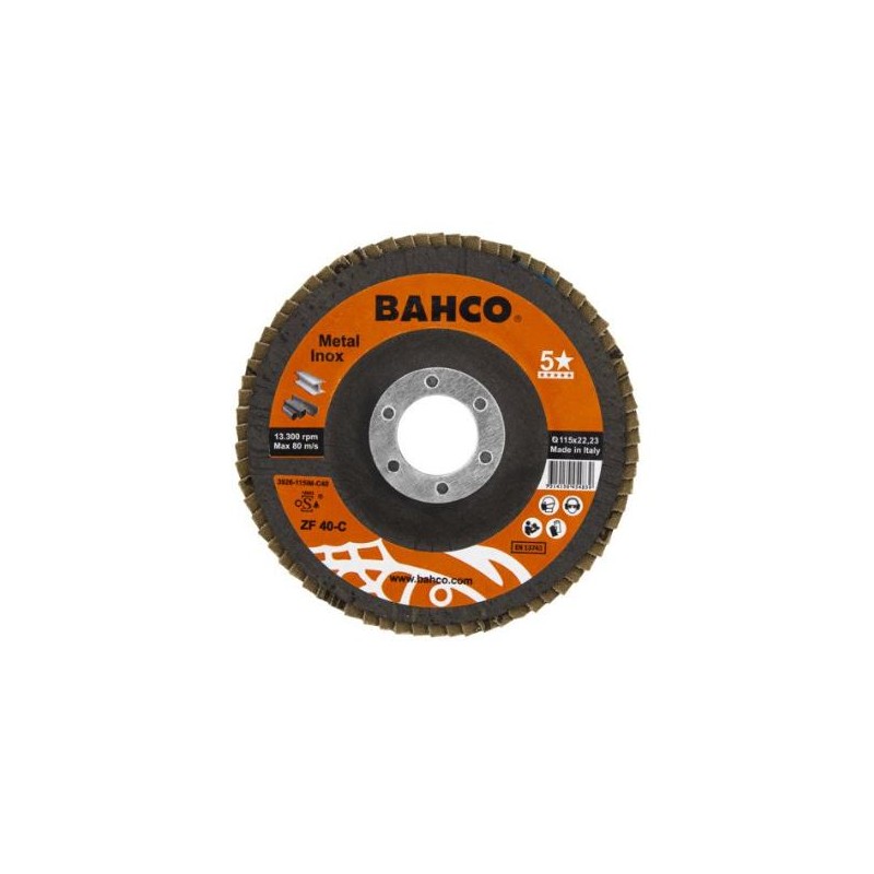 Disco zirconia 115 BAHCO GR60 ZF 60-C