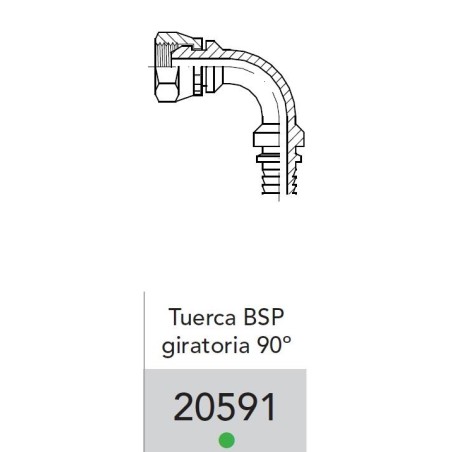 RTG 90º 1/2 BSP-MANG 3/8